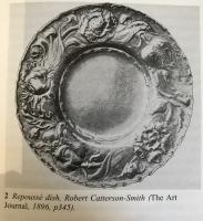 A Connells of Cheapside arts and craft silver dish catalogue page