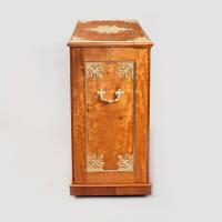 A Satinwood and Ormolu Folio Cabinet