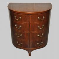 Gillows Bow fronted side cabinet