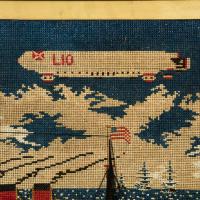  Woolwork picture of the liner RMS Lusitania