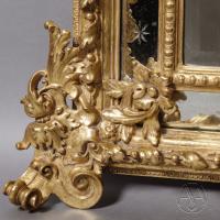A Louis XV Style Marginal-Frame Giltwood Mirror