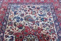 Antique Isfahan rug