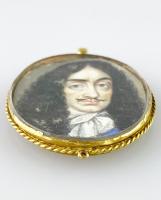 Miniature of Charles II. English, second half of the 17th century