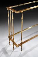 Mid 20th Century Spanish Brass Console Table
