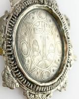 Silver devotional pendant. Spanish, late 17th century