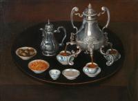 ANDRE BOUYS Still life of coffee service