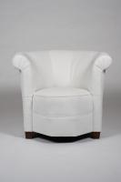 Set of Four Art Deco Shaped Tub Armchairs