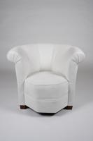 Set of Four Art Deco Shaped Tub Armchairs