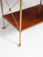Fine Quality Kingwood and Brass Two Tier Etagere Circa 1920