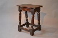 A mid 17th century oak joint stool