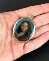 Oil on copper of a gentleman. Dutch, late 17th century