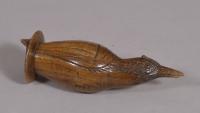 S/4080 Antique Treen Italian Souvenir Cuckoo Whistle