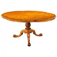 A Gillow satinwood centre table