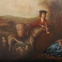 18th century French Oil on Canvas – Fete Champetre