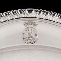 Twelve dinner plates from Admiral Lord Bridport’s seagoing silver service, 1785-7