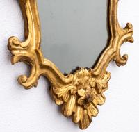 Four Tuscan gilt wood mirrors