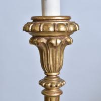 Antique Gilded Standard Lamp
