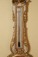 Louis XVI Gilt Wood Mercury Barometer