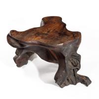 A good Chinese rootwood stool