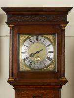 George III Oak Cased Single Handed Longcase Clock by Francis Whitton, Norwell