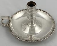 Georgian silver chamberstick William Frisbee 1805