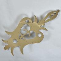 Pair of 19th century Brass Heart Shaped Trivets