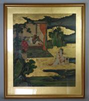 Japanese 17th century Kano school paintings