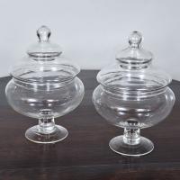 Pair of Late 19th century Glass Jars