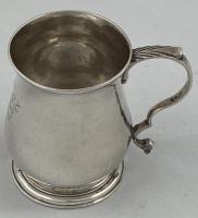 Samuel Meriton Georgian silver mug tankard 1775