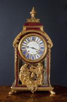 French Louis XIV Tortoiseshell Boulle Bracket Clock