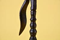 18th Century wrought iron rushnip