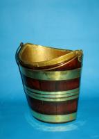 Mahogany & Brass bound Oval Bucket, circa 1790