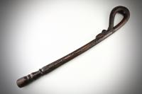 An 18th Century North European Treen Ceremonial Staff or Swagger Stick