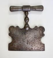 A Victorian Steel Herb and Vegetable Cutter