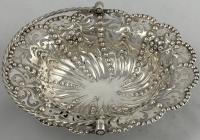 George III antique silver sweet basket