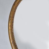 Antique Oval Gilt Mirror