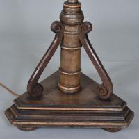 Tall Antique Altarstick Lamp