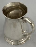 Henry Brind Georgian silver mug tankard 1748