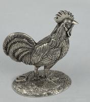 Silver cockerel model