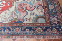 Antique Serapi carpet