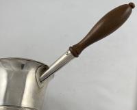 George Greenhill Jones Georgian silver brandy pan warmer 1728