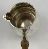 Charles Wright Georgian silver sauce brandy pan warmer 1773