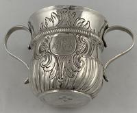 Humphrey Payne Georgian silver porringer 1749