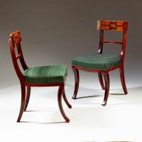 A Fine Pair of Thomas Hope Revival Side Chairs