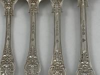 Savory silver queens pattern flatware cutlery set service 