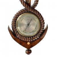 Large Victorian Mahogany barometer by John Gray