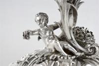 A magnificent quality Victorian silver centrepiece