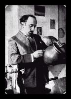 Claudius Linossier (1893- 1953) Rare art deco period vase