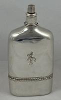 Peter Archambo Georgian silver flask 1740