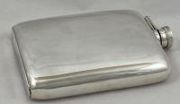 William Neale silver hip flask 1917